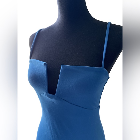 Susana Monaco Revolve Square Wire Midi Dress Calypso - Picture 3 of 7